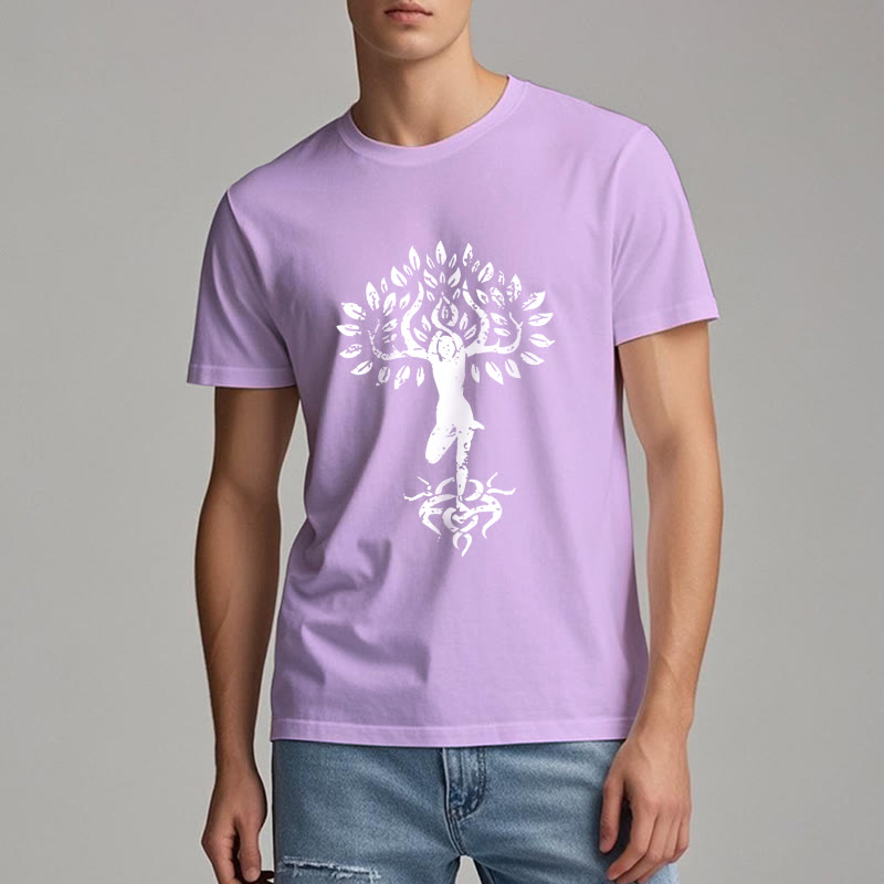Maglietta Olivenorma Flower Zen Tree