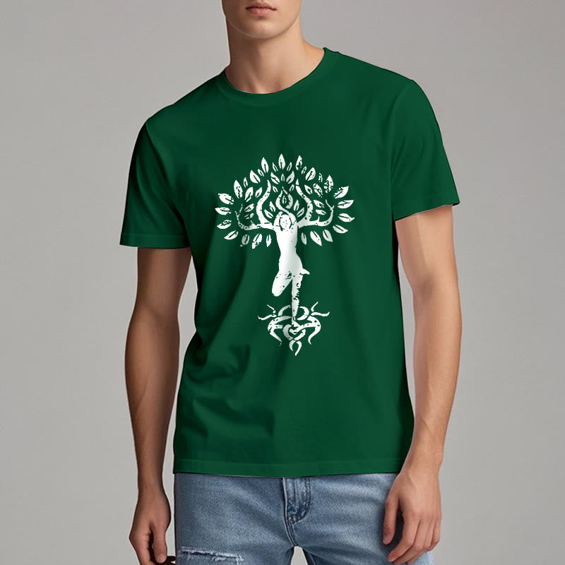 Maglietta Olivenorma Flower Zen Tree