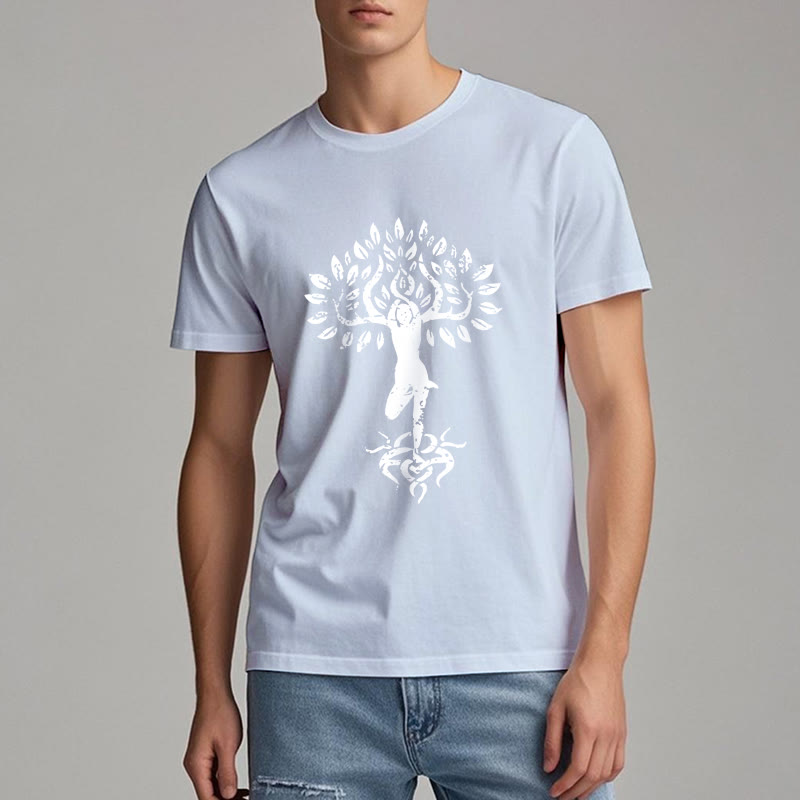 Maglietta Olivenorma Flower Zen Tree