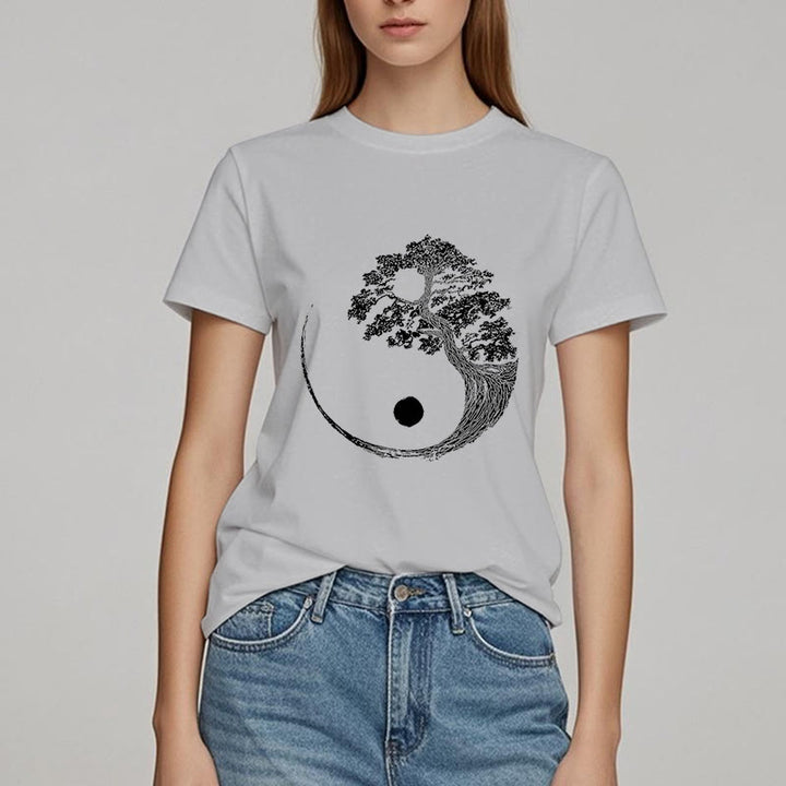 T-shirt Olivenorma Yin Yang Bonsai