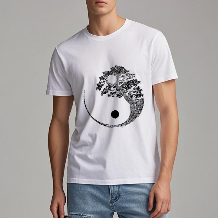 T-shirt Olivenorma Yin Yang Bonsai