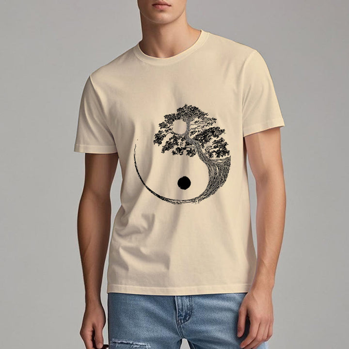 T-shirt Olivenorma Yin Yang Bonsai