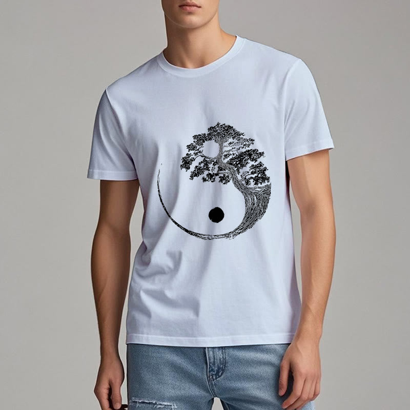 T-shirt Olivenorma Yin Yang Bonsai