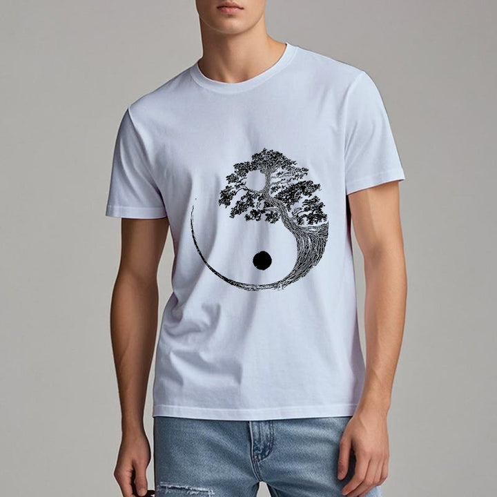 T-shirt Olivenorma Yin Yang Bonsai