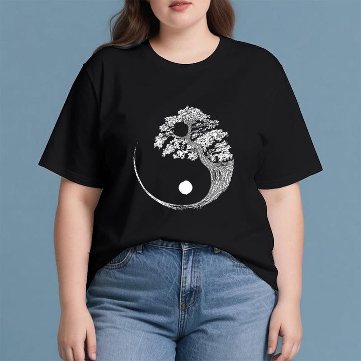 T-shirt Olivenorma Yin Yang Bonsai