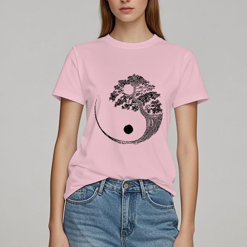 T-shirt Olivenorma Yin Yang Bonsai