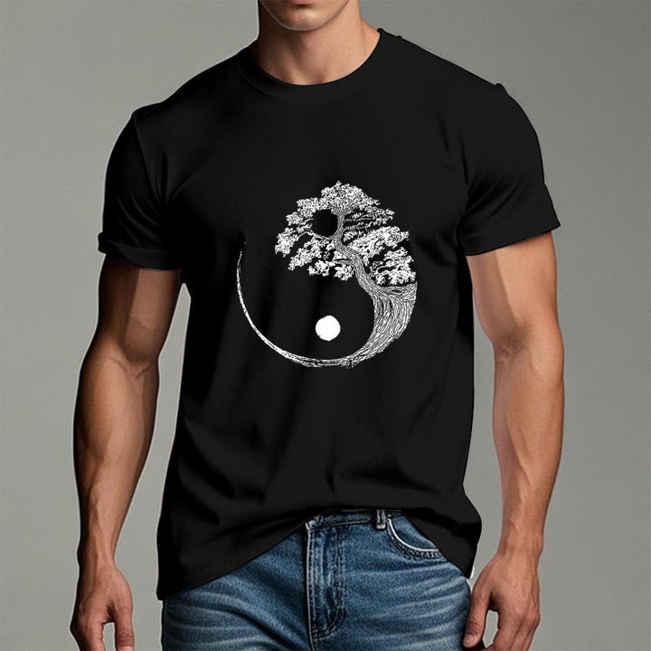 T-shirt Olivenorma Yin Yang Bonsai