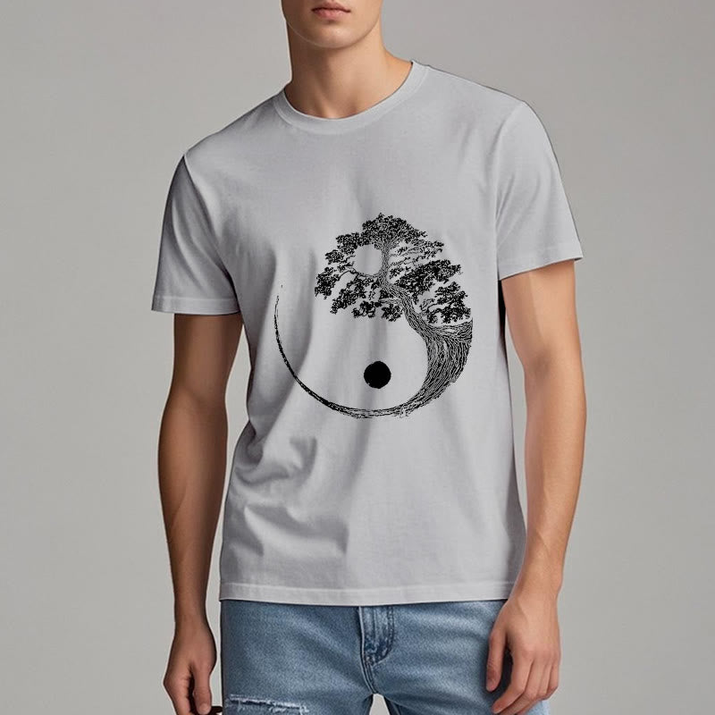 T-shirt Olivenorma Yin Yang Bonsai