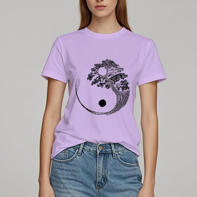 T-shirt Olivenorma Yin Yang Bonsai