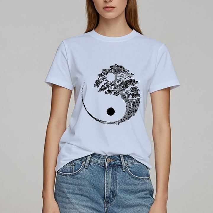 T-shirt Olivenorma Yin Yang Bonsai