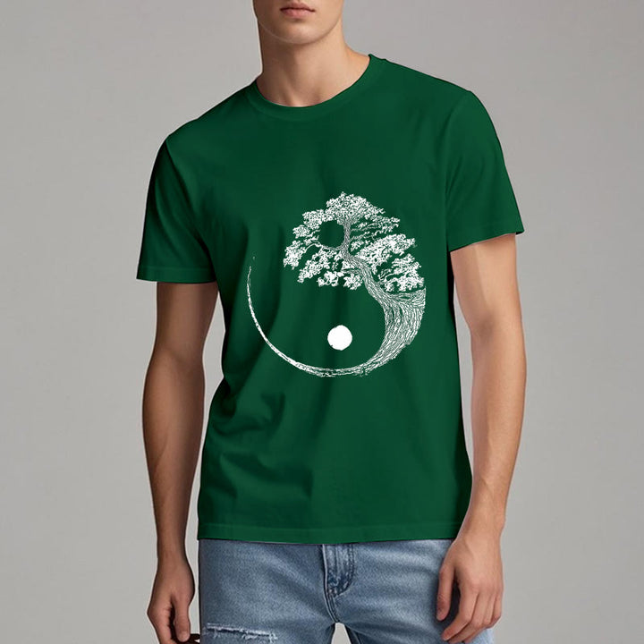 T-shirt Olivenorma Yin Yang Bonsai