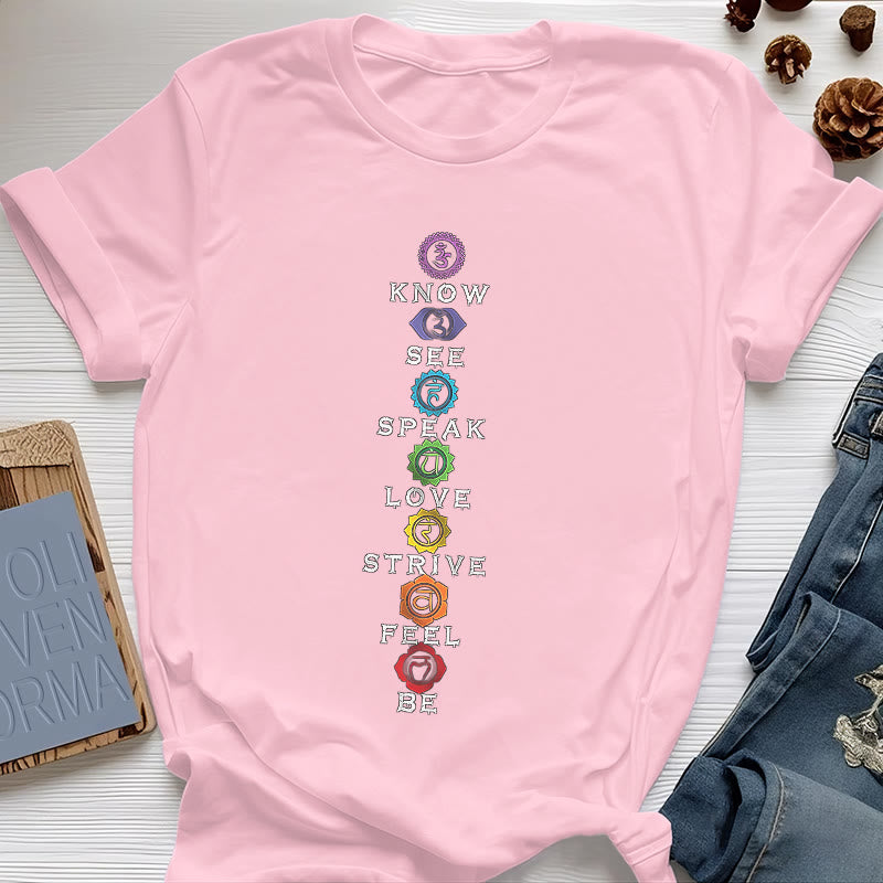 Maglietta Olivenorma Chakra List Tantric Hinduism - Rosa - 2XL - image 18