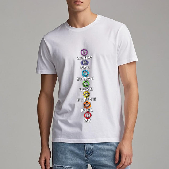 Maglietta Olivenorma Chakra List Tantric Hinduism