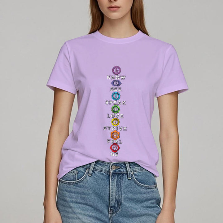 Maglietta Olivenorma Chakra List Tantric Hinduism