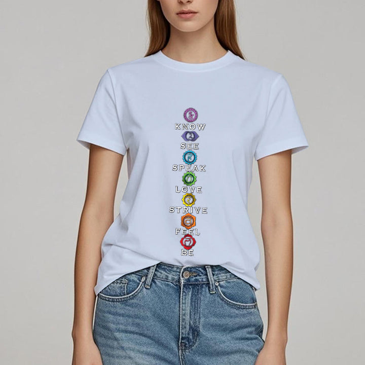 Maglietta Olivenorma Chakra List Tantric Hinduism