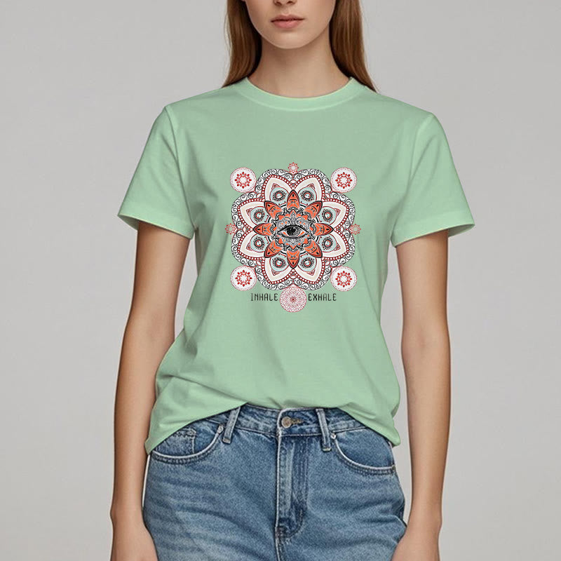 Maglietta con slogan "Meditazione contro il malocchio" Olivenorma - image 26