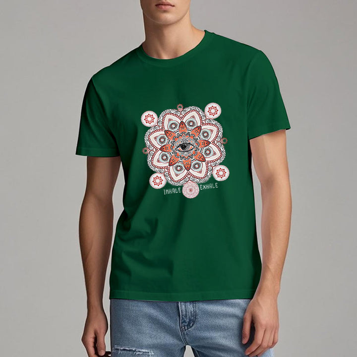 Maglietta con slogan "Meditazione contro il malocchio" Olivenorma - image 29