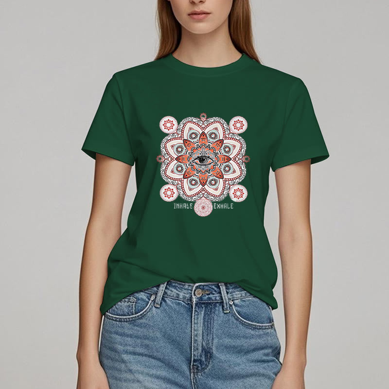 Maglietta con slogan "Meditazione contro il malocchio" Olivenorma - image 28