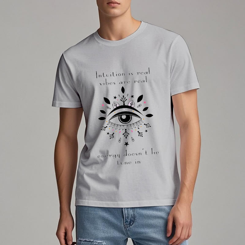 Maglietta con design "Occhio Malvagio Intuitivo" Olivenorma
