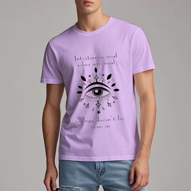 Maglietta con design "Occhio Malvagio Intuitivo" Olivenorma