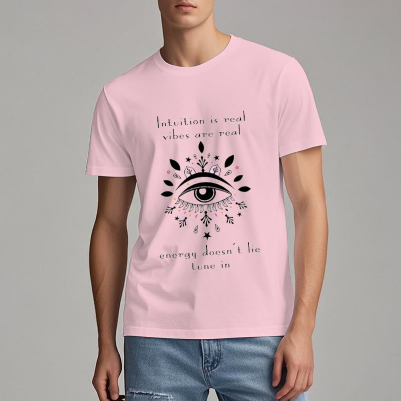 Maglietta con design "Occhio Malvagio Intuitivo" Olivenorma
