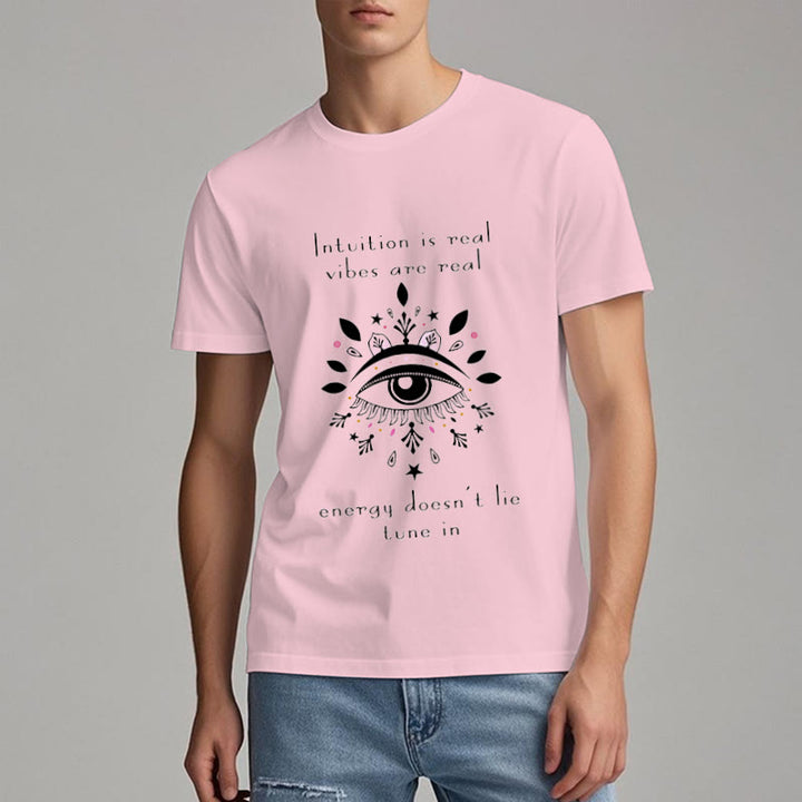 Maglietta con design "Occhio Malvagio Intuitivo" Olivenorma