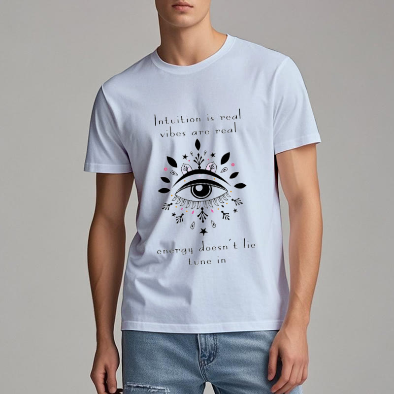 Maglietta con design "Occhio Malvagio Intuitivo" Olivenorma
