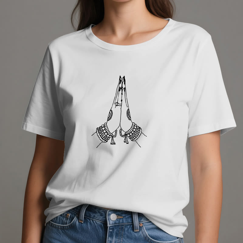 Maglietta Olivenorma Meditazione Namaste Yoga