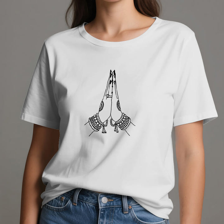 Maglietta Olivenorma Meditazione Namaste Yoga