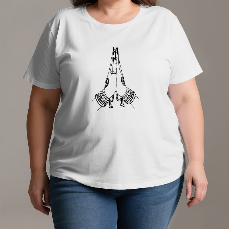 Maglietta Olivenorma Meditazione Namaste Yoga
