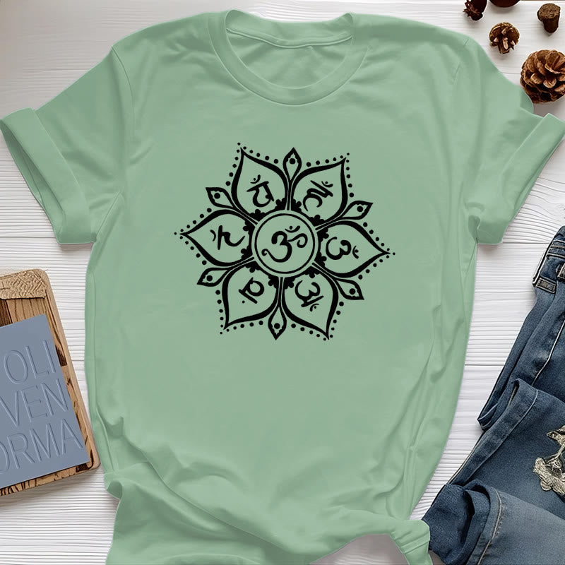 Maglietta Olivenorma con i simboli dei sette chakra - Verde chiaro - 2XL - image 17