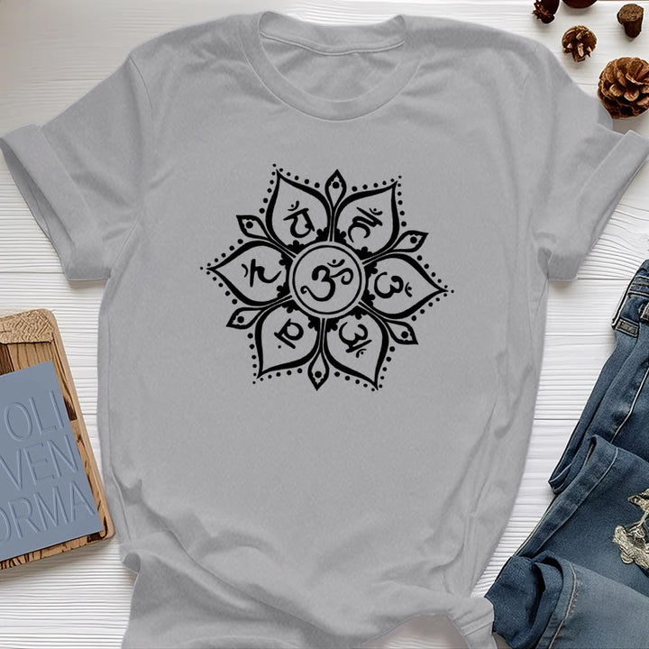 Maglietta Olivenorma con i simboli dei sette chakra - Grigio - 2XL - image 9