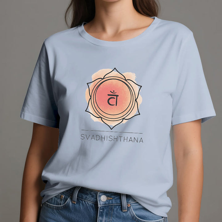 Maglietta Yoga Chakra Sacrale Arancione Olivenorma