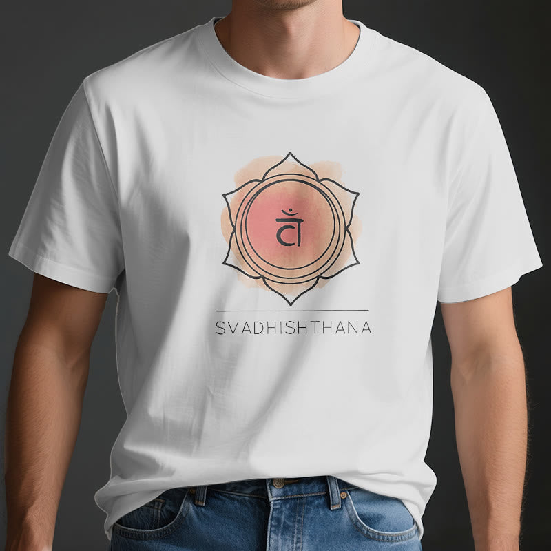 Maglietta Yoga Chakra Sacrale Arancione Olivenorma