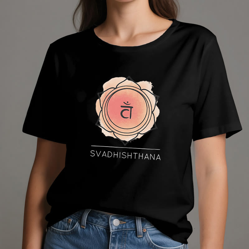 Maglietta Yoga Chakra Sacrale Arancione Olivenorma
