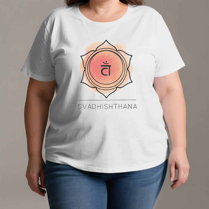 Maglietta Yoga Chakra Sacrale Arancione Olivenorma
