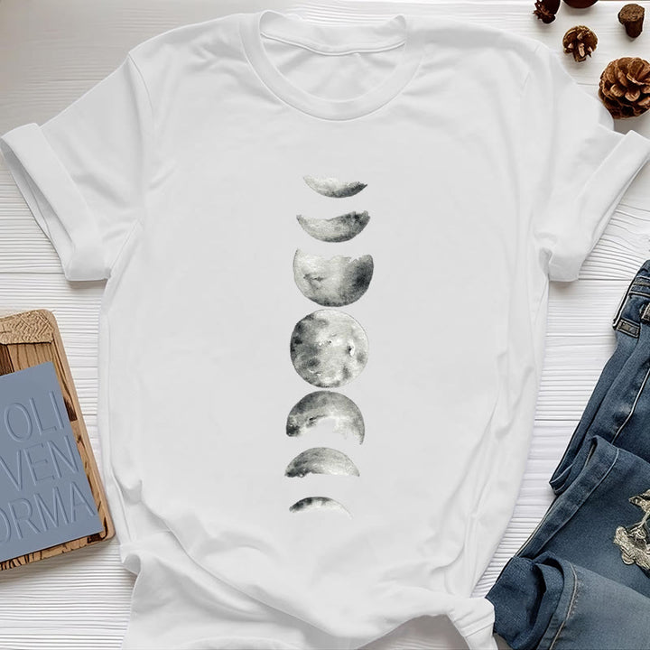 Maglietta Olivenorma per la meditazione delle fasi lunari - Bianco - 2XL - image 0