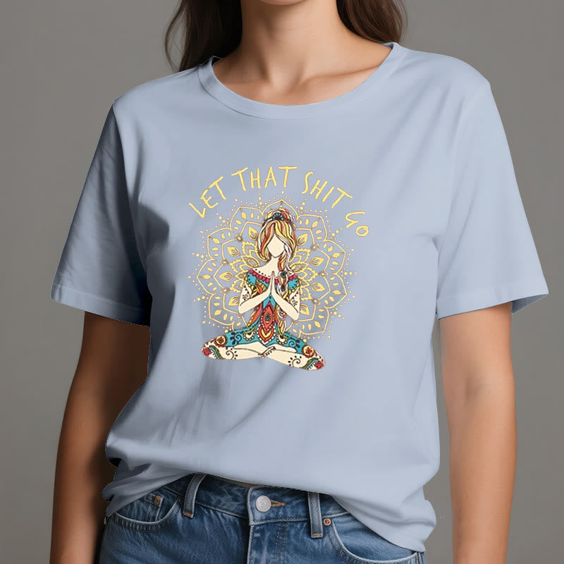 Olivenorma "Let That Shit Go" con meditazione yoga seduta