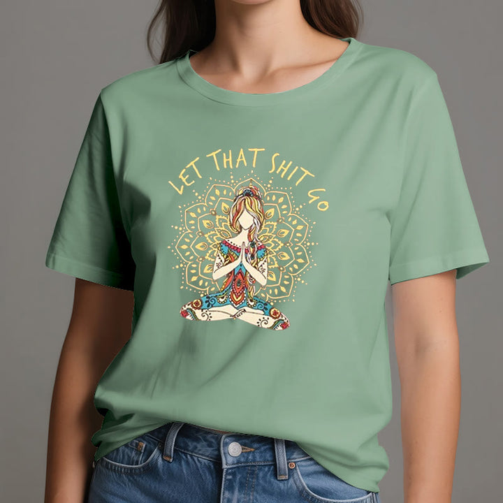 Olivenorma "Let That Shit Go" con meditazione yoga seduta