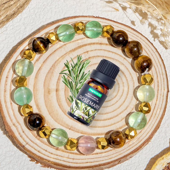 Braccialetto con oli essenziali di fluorite "Forest Breeze" Olivenorma per l'equilibrio emotivo - image 4