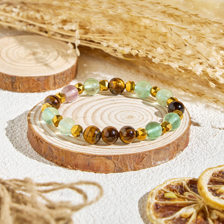 Braccialetto con oli essenziali di fluorite "Forest Breeze" Olivenorma per l'equilibrio emotivo - Solo braccialetto - image 5
