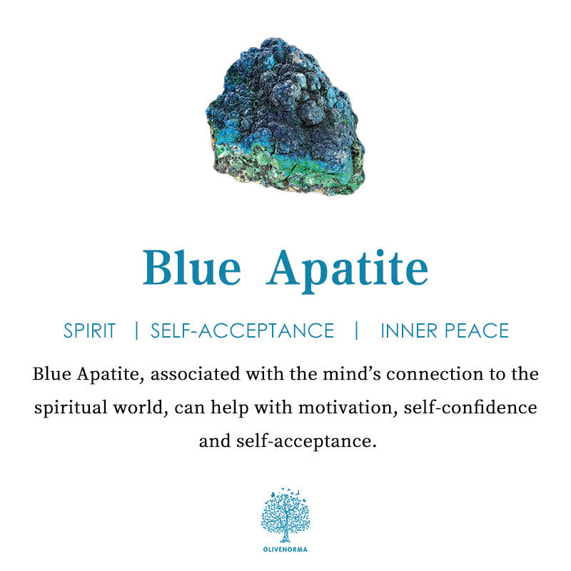 Bracciale Olivenorma "Balmaara Essence" con olio essenziale di apatite blu per il chakra della gola - image 10