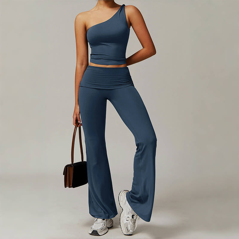 Pantaloni sportivi a vita alta Olivenorma - image 24