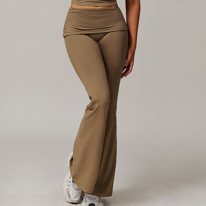 Pantaloni sportivi a vita alta Olivenorma