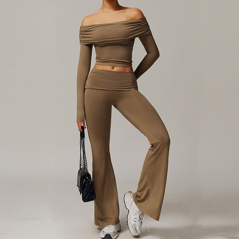 Pantaloni sportivi a vita alta Olivenorma - image 18