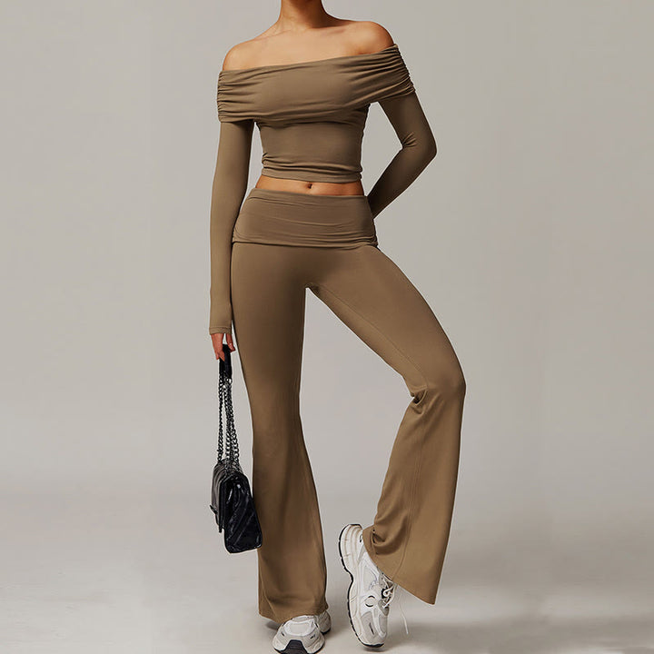 Pantaloni sportivi a vita alta Olivenorma - image 18