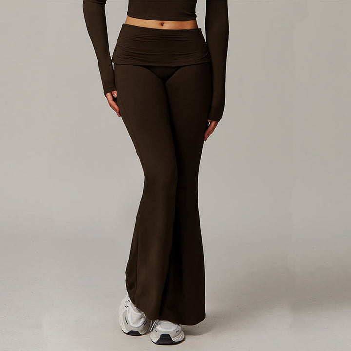 Pantaloni sportivi a vita alta Olivenorma