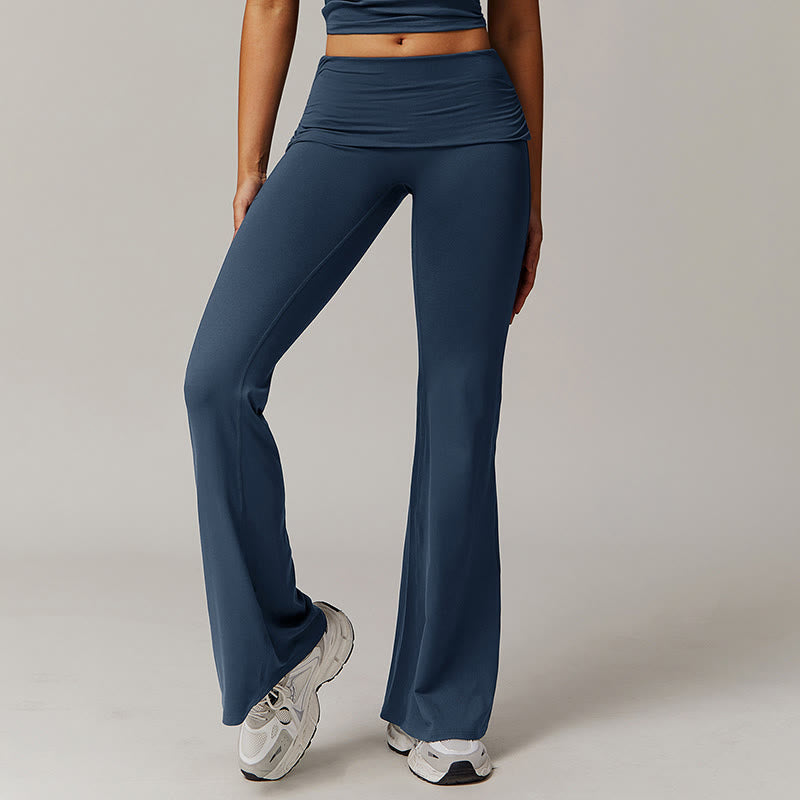 Pantaloni sportivi a vita alta Olivenorma - Grigio Blu - XL - image 21