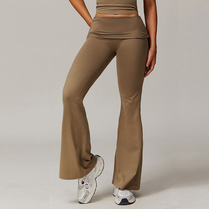 Pantaloni sportivi a vita alta Olivenorma