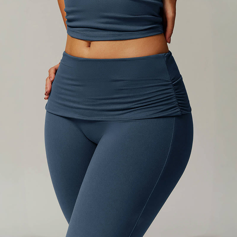 Pantaloni sportivi a vita alta Olivenorma